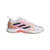 Adidas Adidas Avacourt White/Indigo/Orange Women's Shoe 2 Adidas Adidas Avacourt White/Indigo/Orange Women's Shoe -Wilson Store adidas adidas avacourt white indigo orange womens