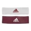Adidas Adidas Climalite Interval Headband Reversible Maroon/White -Wilson Store adidas adidas climalite interval headband reversib