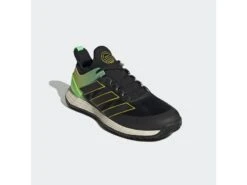 Adidas Adizero Ubersonic 4 Clay Black/Green -Wilson Store adidas adizero ubersonic 4 clay black green 3