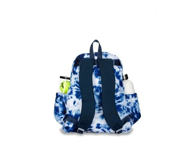 Ame & Lulu Game On Tennis Backpack Navy Tie-Dye 4 Ame & Lulu Game On Tennis Backpack Navy Tie-Dye - Image 2