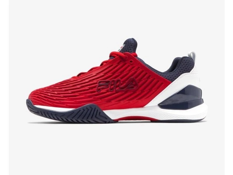 Fila Speedserve Men's Tennis Shoe White/Red/Navy 4 Fila Speedserve Men's Tennis Shoe White/Red/Navy - Image 2