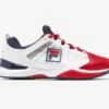 Fila Speedserve Men's Tennis Shoe White/Red/Navy 2 Fila Speedserve Men's Tennis Shoe White/Red/Navy -Wilson Store fila speedserve mens tennis shoe white red navy