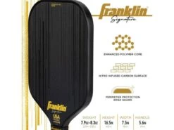 Franklin Carbon STK 17mm Pickleball Paddle -Wilson Store franklin carbon stk 17mm pickleball paddle 5