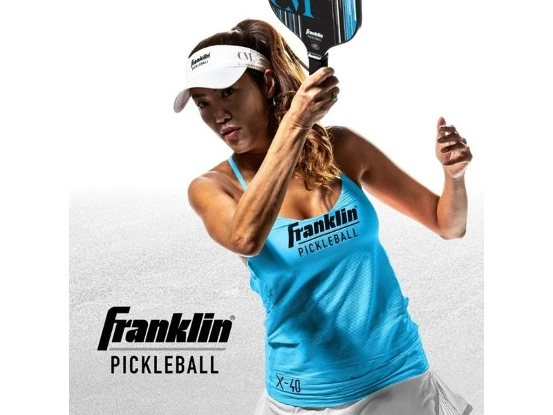 Franklin Christine McGrath 13mm Signature Pickleball Paddle Black/Blue 5 Franklin Christine McGrath 13mm Signature Pickleball Paddle Black/Blue - Image 3