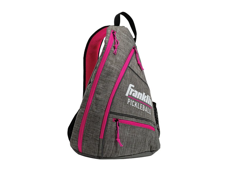 Franklin Pickleball Sling Bag Grey/Pink 3 Franklin Pickleball Sling Bag Grey/Pink