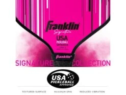 Franklin Signature Pro 13 Mm Pickleball Paddle Pink -Wilson Store franklin signature pro 13 mm pickleball paddle pin 3