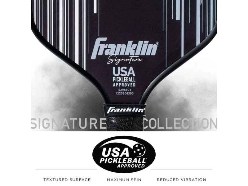 Franklin Signature Pro 16 Mm Pickleball Paddle Black 7 Franklin Signature Pro 16 Mm Pickleball Paddle Black - Image 5