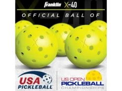 Franklin X-40 Pickleball X6 Yellow -Wilson Store franklin x 40 pickleball x6 yellow 2