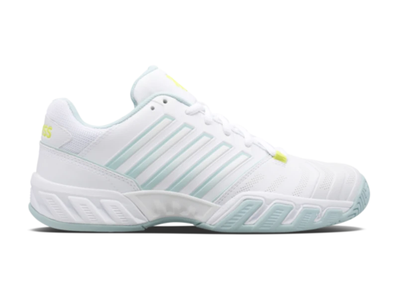 K-Swiss Bigshot Light 4 White/Blue/Green Women's Shoe 3 K-Swiss Bigshot Light 4 White/Blue/Green Women's Shoe