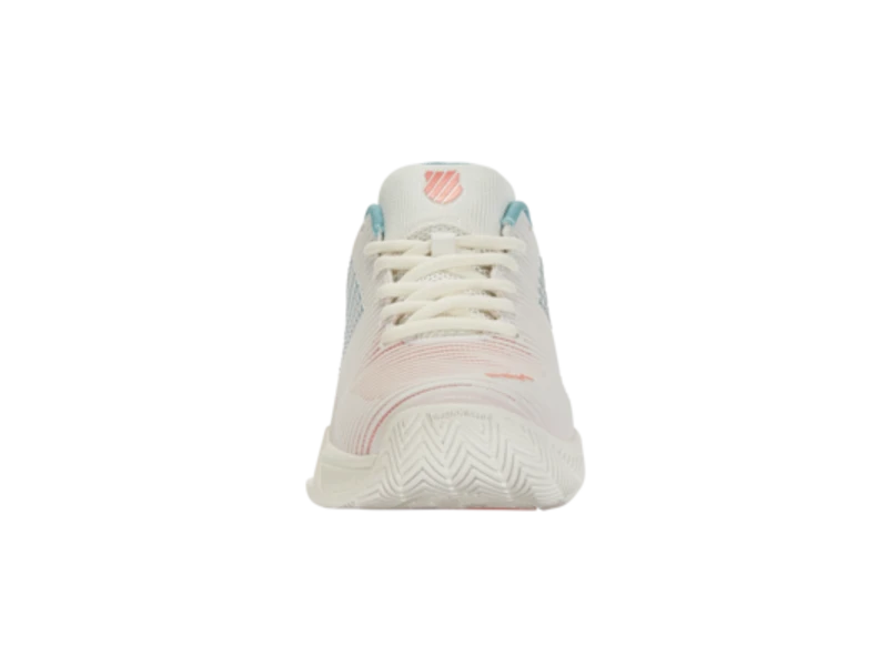 K-Swiss Hypercourt Express 2 Blanc/Blue/Desert Flower Women's Shoe 6 K-Swiss Hypercourt Express 2 Blanc/Blue/Desert Flower Women's Shoe - Image 4