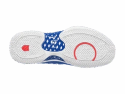 K-Swiss Hypercourt Express 2 Blue/White/Red Men's Shoe -Wilson Store k swiss hypercourt express 2 blue white red mens s 5