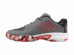 K-Swiss Hypercourt Express 2 Grey/White/Orange Junior Shoe -Wilson Store k swiss hypercourt express 2 grey white orange jun 4