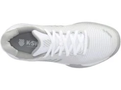 K-Swiss Hypercourt Express 2 Wide Barely Blue And White Women's Shoe -Wilson Store k swiss hypercourt express 2 wide barely blue and 4