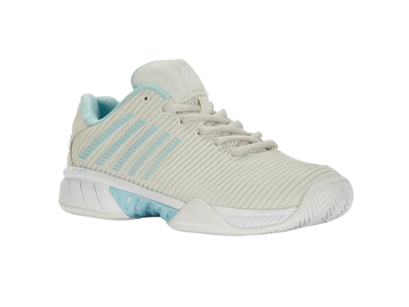 K-Swiss Hypercourt Express 2 Wide Grey/Blue Women's Shoe 5 K-Swiss Hypercourt Express 2 Wide Grey/Blue Women's Shoe - Image 3