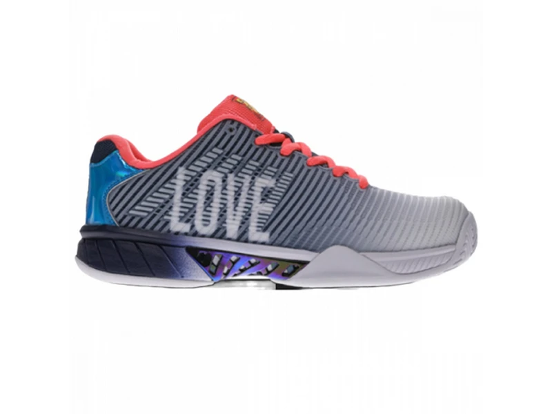 K-Swiss Hypercourt Express 2 XLIL Denim/White/Coral Women's Shoe 4 K-Swiss Hypercourt Express 2 XLIL Denim/White/Coral Women's Shoe - Image 2