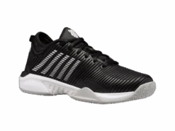 K-Swiss Hypercourt Supreme Black/White Women's Shoes -Wilson Store k swiss hypercourt supreme black white womens shoe 2