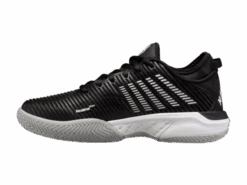 K-Swiss Hypercourt Supreme Black/White Women's Shoes -Wilson Store k swiss hypercourt supreme black white womens shoe 5