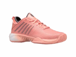 K-Swiss Hypercourt Supreme Peach/Asphalt Women's Shoes -Wilson Store k swiss hypercourt supreme peach asphalt womens sh 2