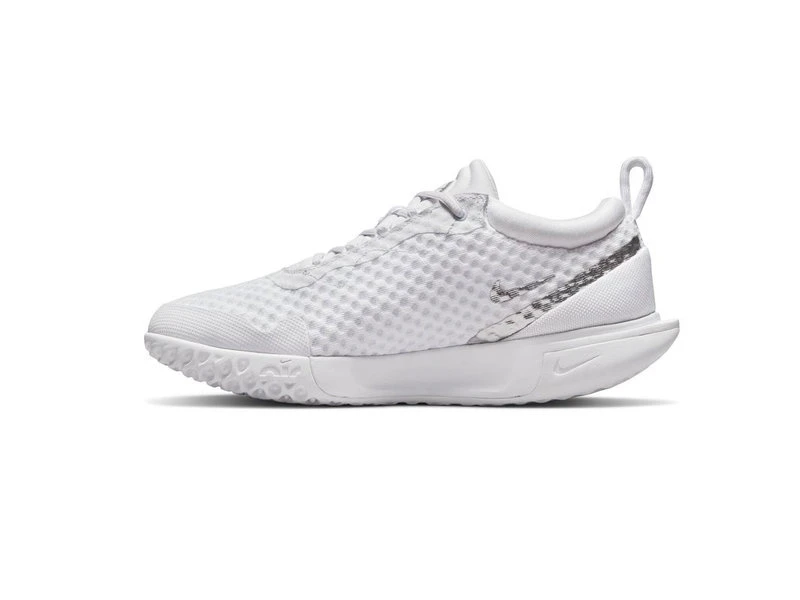 Nike Zoom Court Pro Women's Shoe- White/Silver 3 Nike Zoom Court Pro Women's Shoe- White/Silver