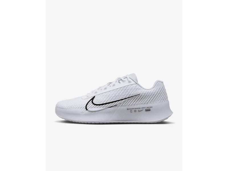 Nike Zoom Vapor 11 Women's Shoe- White/Black 3 Nike Zoom Vapor 11 Women's Shoe- White/Black