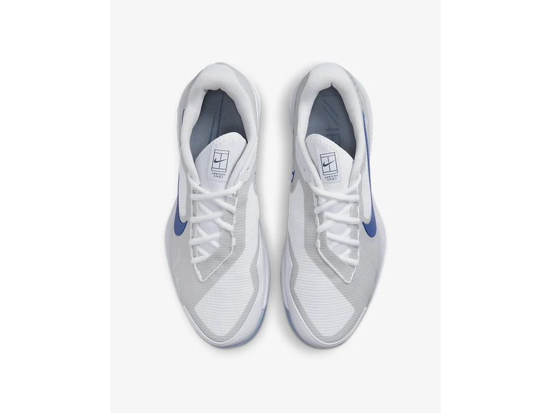 Nike Zoom Vapor Pro White/Mystic Navy Men's Shoe 6 Nike Zoom Vapor Pro White/Mystic Navy Men's Shoe - Image 4