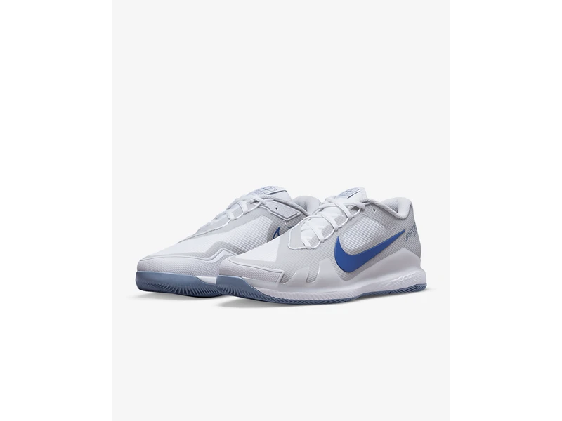 Nike Zoom Vapor Pro White/Mystic Navy Men's Shoe 7 Nike Zoom Vapor Pro White/Mystic Navy Men's Shoe - Image 5