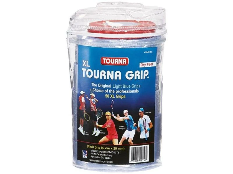 Tourna Tourna Grip XL 50 Pack Blue 3 Tourna Tourna Grip XL 50 Pack Blue