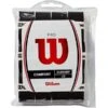 Wilson Pro Overgrip 12 Pack Black -Wilson Store wilson pro overgrip 12 pack black