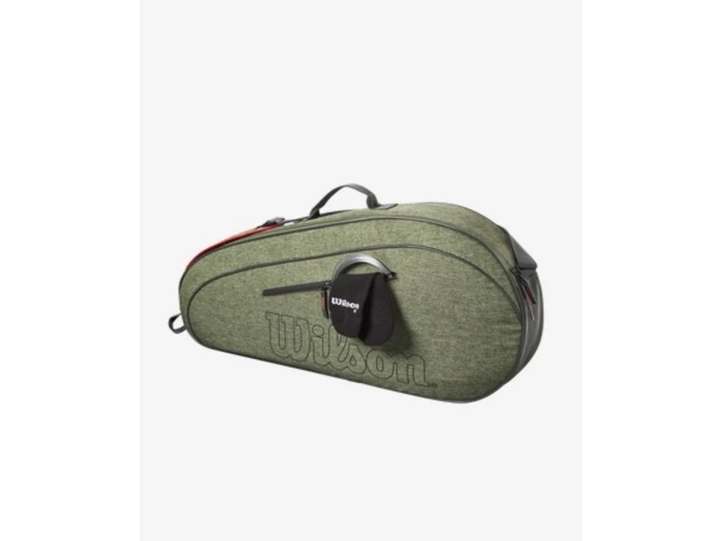 Wilson Team 3 Pack Racquet Bag- Heather Green 4 Wilson Team 3 Pack Racquet Bag- Heather Green - Image 2