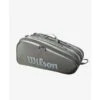 Wilson Tour 12 Pack Racquet Bag- Dark Green -Wilson Store wilson tour 12 pack racquet bag dark green