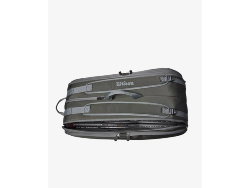 Wilson Tour 12 Pack Racquet Bag- Dark Green 6 Wilson Tour 12 Pack Racquet Bag- Dark Green - Image 4