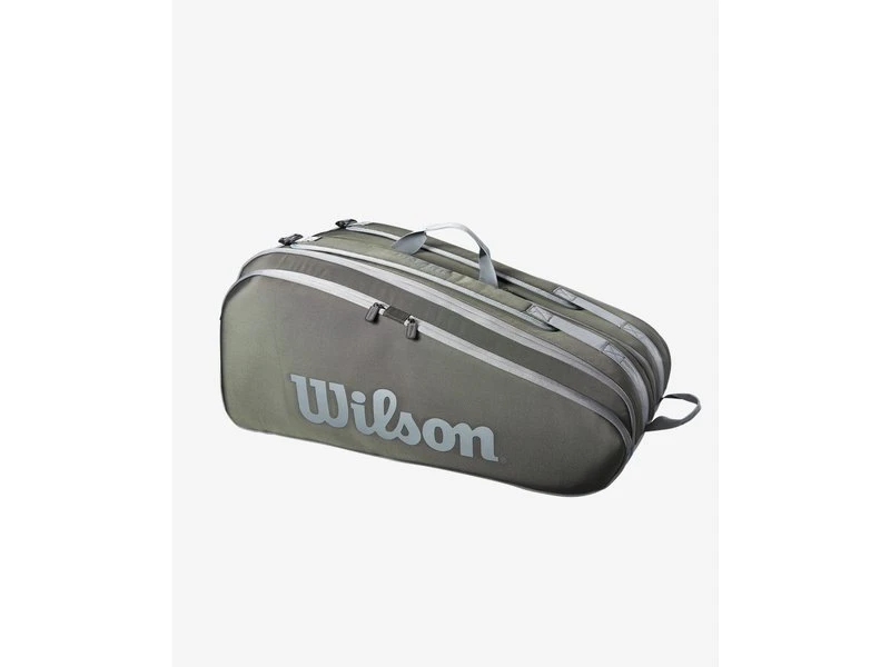 Wilson Tour 12 Pack Racquet Bag- Dark Green 3 Wilson Tour 12 Pack Racquet Bag- Dark Green