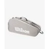 Wilson Tour 6 Pack Racquet Bag- Stone -Wilson Store wilson tour 6 pack racquet bag stone
