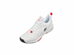 Yonex Sonicage 3 Men's Shoe- White/Red -Wilson Store yonex sonicage 3 mens shoe white red 2